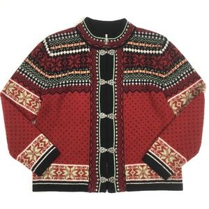 Cambridge dry goods wool nordic sweater fair isle